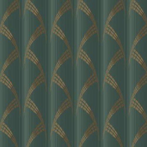 Antonina Vella Metropolis Green Wallpaper