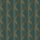 Antonina Vella Metropolis Green Wallpaper