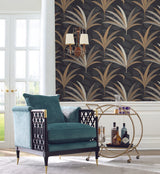 Antonina Vella El Morocco Palm Blacks Wallpaper