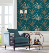 Antonina Vella El Morocco Palm Blues Wallpaper