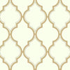Antonina Vella Luxury Trellis Off-White Wallpaper