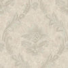 Antonina Vella Acanthus Fan Gray/Silver Wallpaper