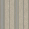Antonina Vella Channel Stripe Gray/Silver Wallpaper