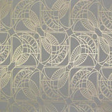 Antonina Vella Cartouche Grey & Gold Wallpaper
