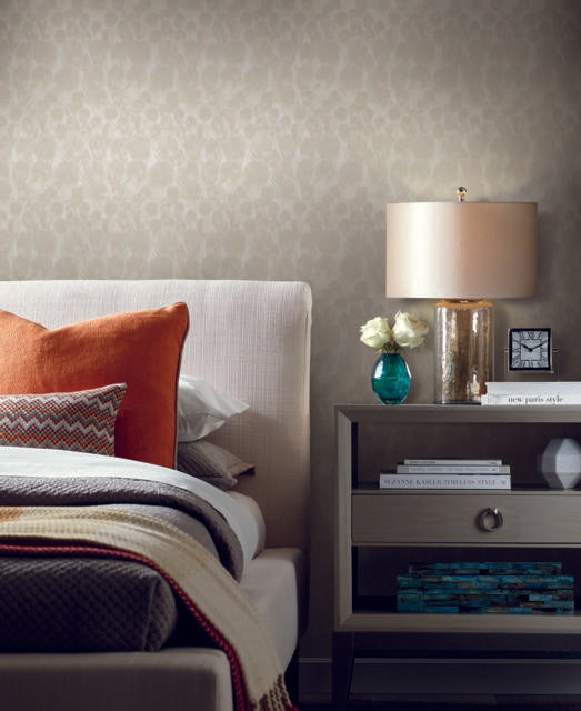 Antonina Vella Feathers Cream Wallpaper