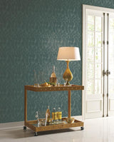 Antonina Vella Feathers Teal/Green Wallpaper