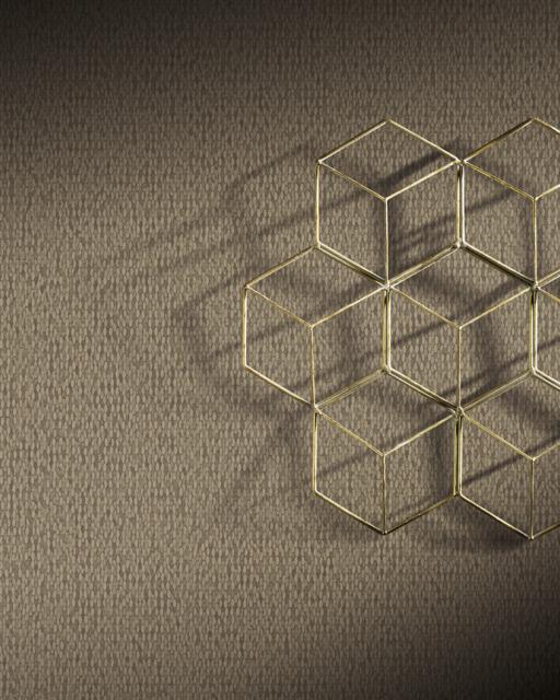 Antonina Vella Stretched Hexagons Taupe Wallpaper