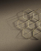 Antonina Vella Stretched Hexagons Taupe Wallpaper