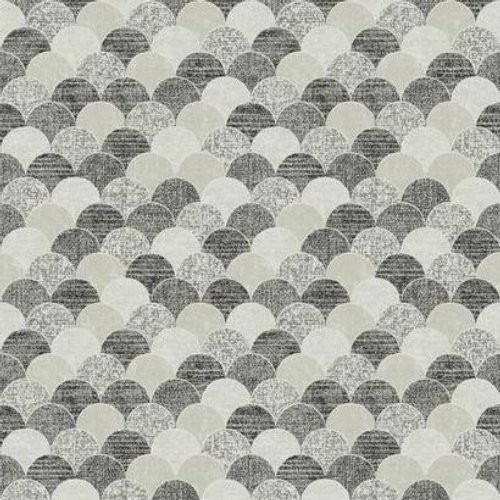 Antonina Vella Mermaid Scales Black & White Wallpaper