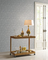 Antonina Vella Feathers Lavender Wallpaper