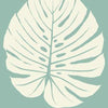 Aviva Stanoff Bali Leaf Blue Wallpaper