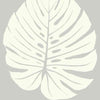 Aviva Stanoff Bali Leaf Grey Wallpaper