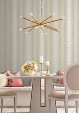 Candice Olson Quill Stripe Beige Wallpaper