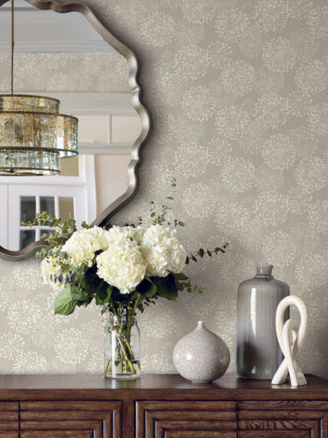 Candice Olson Grandeur Silver Wallpaper