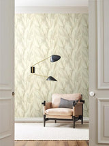 Candice Olson Peaceful Plume Beige Wallpaper