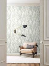 Candice Olson Peaceful Plume Light Blue Wallpaper