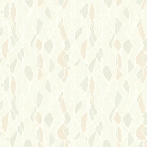 Candice Olson Stained Glass Beige Wallpaper