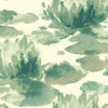 Candice Olson Water Lily Green Wallpaper