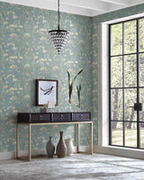 Candice Olson Botanical Fantasy Blue Wallpaper