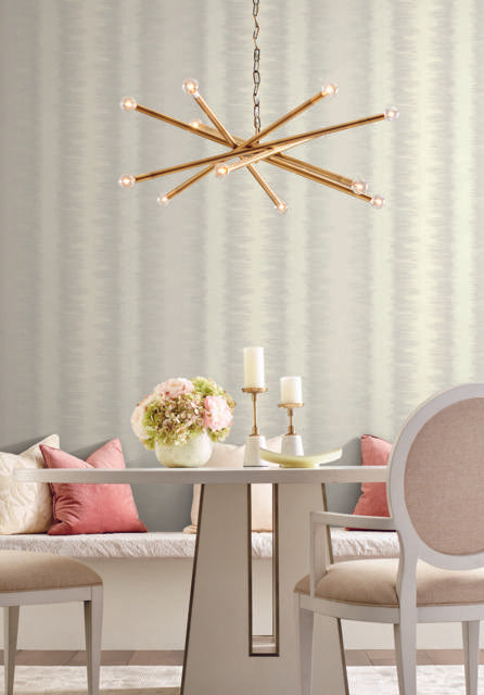 Candice Olson Quill Stripe Cream Wallpaper