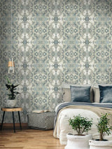 Candice Olson Inner Beauty Light Blue Wallpaper