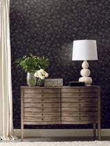 Candice Olson Gingko Trail Black Wallpaper