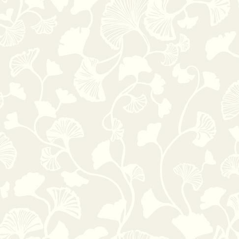 Candice Olson Gingko Trail Cream Wallpaper