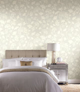 Candice Olson Gingko Trail Cream Wallpaper