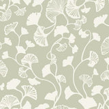 Candice Olson Gingko Trail Green Wallpaper