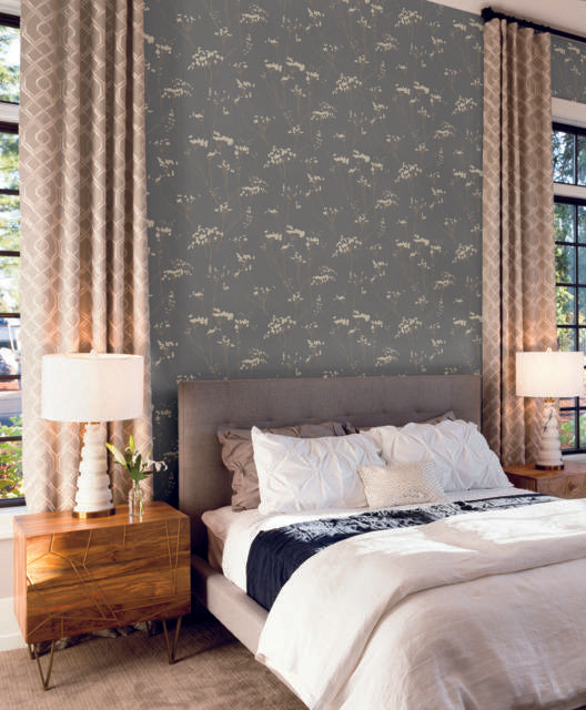 Candice Olson Enchanted Silver Wallpaper