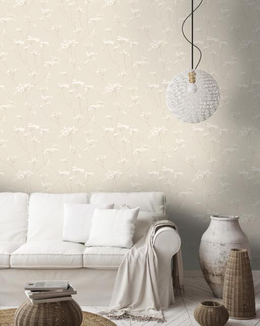 Candice Olson Enchanted Cream Wallpaper