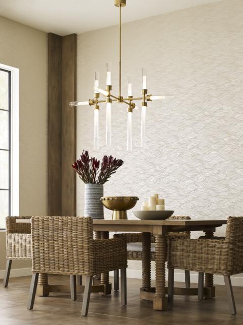 Candice Olson Sand Crest Tan Wallpaper