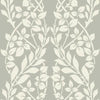 Candice Olson Botanica Metallic Gray/Off White Wallpaper