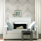 Candice Olson Onyx Strata Beige Wallpaper