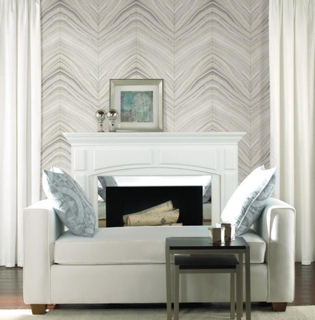 Candice Olson Onyx Strata Beige Wallpaper