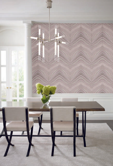 Candice Olson Onyx Strata Pink/Purple Wallpaper