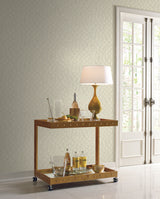 Candice Olson Luminous Ginkgo White/Cream Wallpaper