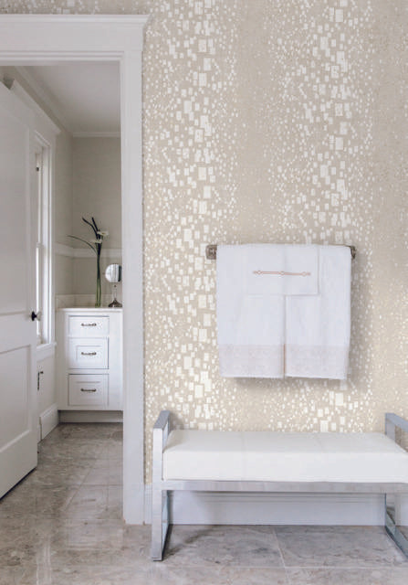 Candice Olson Gilded Confetti Cream Wallpaper