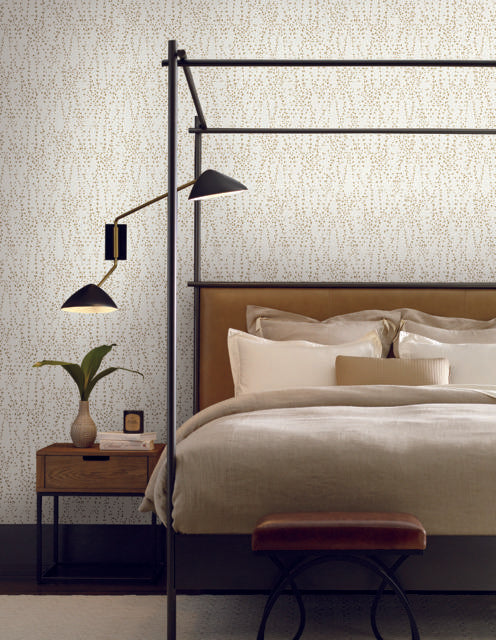 Candice Olson Star Struck Cream/Gold Wallpaper