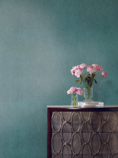 Candice Olson Oasis Dark Teal Wallpaper