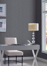 Candice Olson Opposites Attract Dark Gray Wallpaper