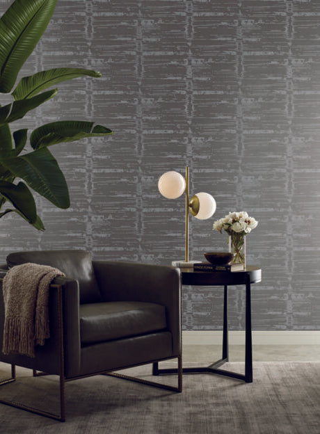 Candice Olson Velveteen Gray/Neutral Wallpaper