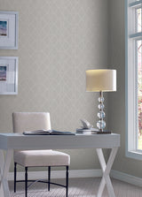 Candice Olson Opposites Attract Silver Wallpaper