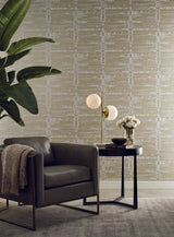 Candice Olson Velveteen Gold/Neutral Wallpaper