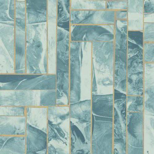 Candice Olson Moonbeams Indigo Wallpaper