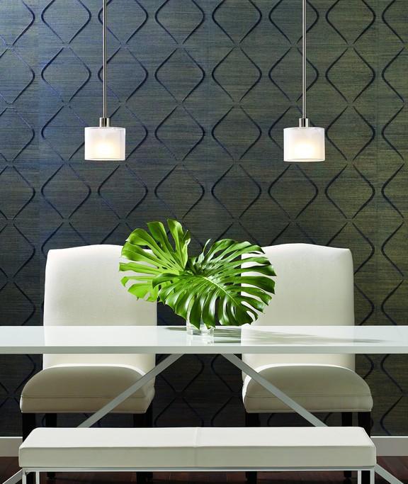 Candice Olson Marquise Indigo Wallpaper