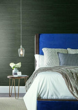 York Wallcoverings Silver Metallic Sisal Grasscloth Wallpaper