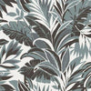 York Palm Silhouette Turq/Charcoal Wallpaper