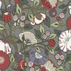 York Vincent Poppies Charcoal Wallpaper