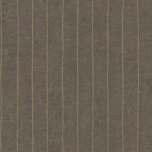 Antonina Vella Elemental Stripe dark brown/bright metallic gold Wallpaper